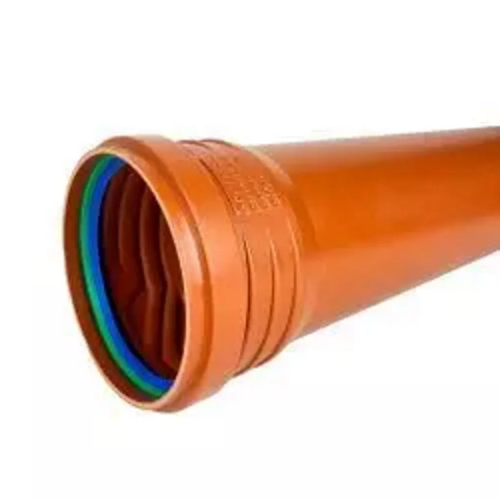 Труба для наружной канализации ASG Esterno 200x1000 4.9 SN 4