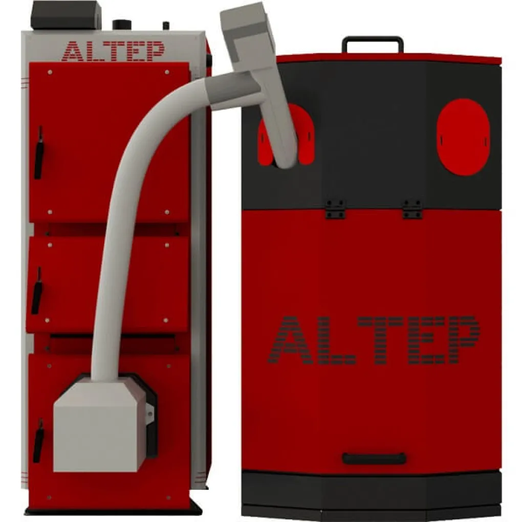 Твердотопливный котел Altep Duo UNI Pellet Plus - 50 кВт (горелка и вентилятор)- Фото 1