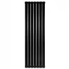 Трубчастый радиатор Arttidesign Livorno II 7/1800/476/50 вертикальный черный матовый- Фото 2