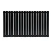 Трубчастый радиатор Arttidesign Terni G 18/600/1062 горизонтальный черный- Фото 2