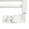Электрический полотенцесушитель Atlantic 2012 белая узкая 500 Вт (1230*400*30(85 с креплением))- Фото 4