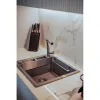 Кухонная мойка Deante Magnetic, гранит, без крыла, антрацит металлик (ZRM_T103)- Фото 4