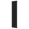 Трубчастый радиатор DeLonghi Multicolumn 1800 3 колонны 8 секций RAL90005MATT (0Q10318000800D0RAL9005M)- Фото 1