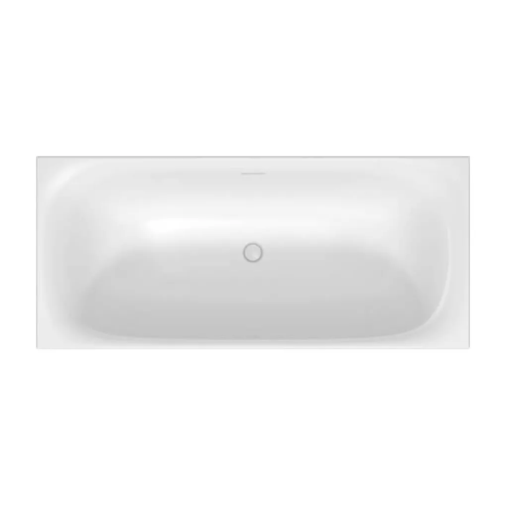 Ванна акриловая Duravit Xviu, свободностоящая 180x80 см, с меиллической рамой, шампань матовий (700443000B10000)- Фото 2