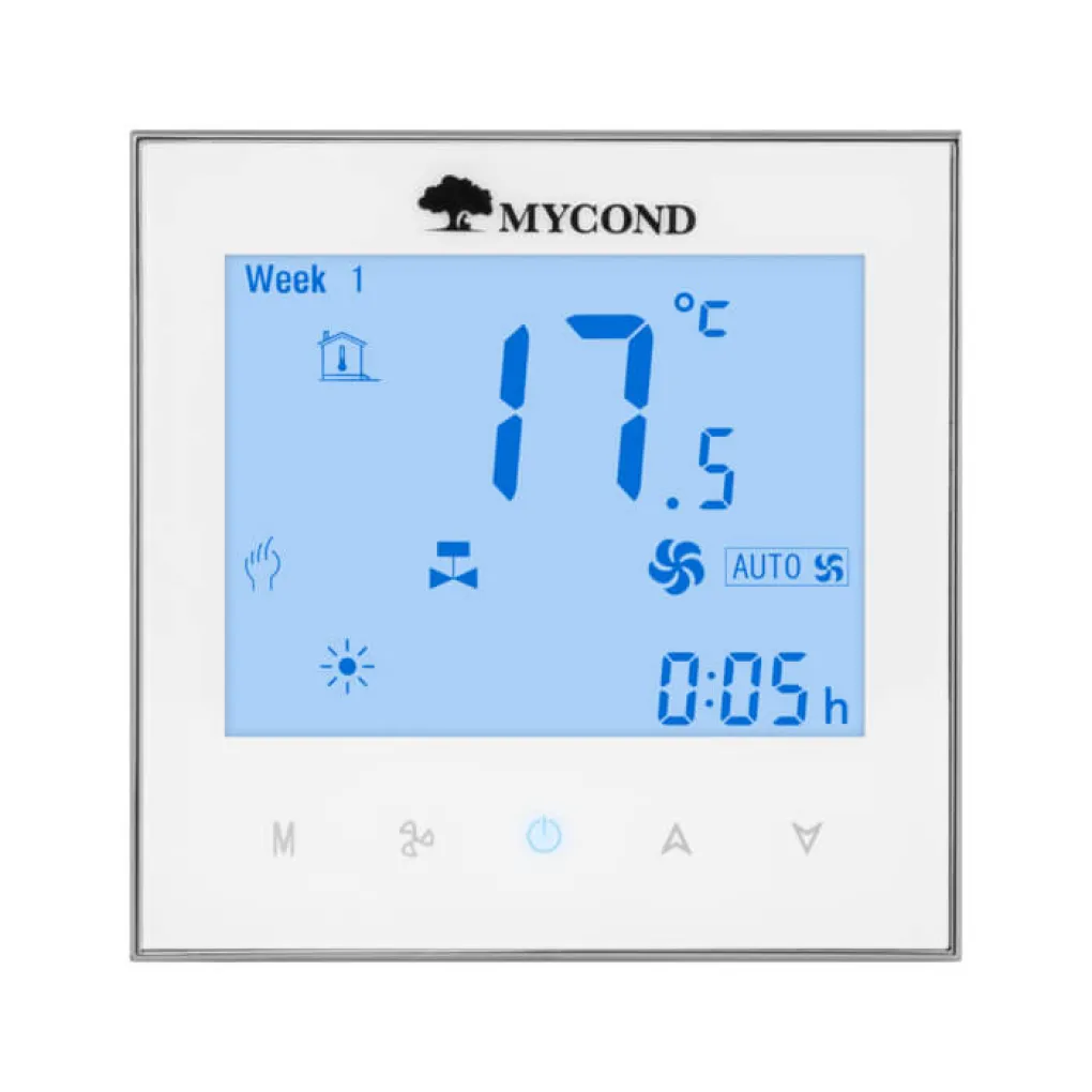 Терморегулятор для фанкойлов Mycond TRF-B2 White 24В- Фото 1