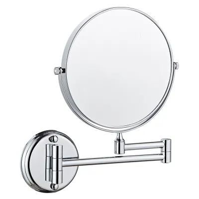 Зеркало косметическое Volle 435х295, подвесное, круглое, хром (2500.280301)
