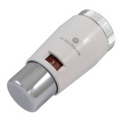 Термостатическая головка Schlosser Mini, белый-хром (601100030)