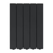 Алюминиевый радиатор Fondital Blitz Super B4 Black Coffee  500/100 черный 6 секций