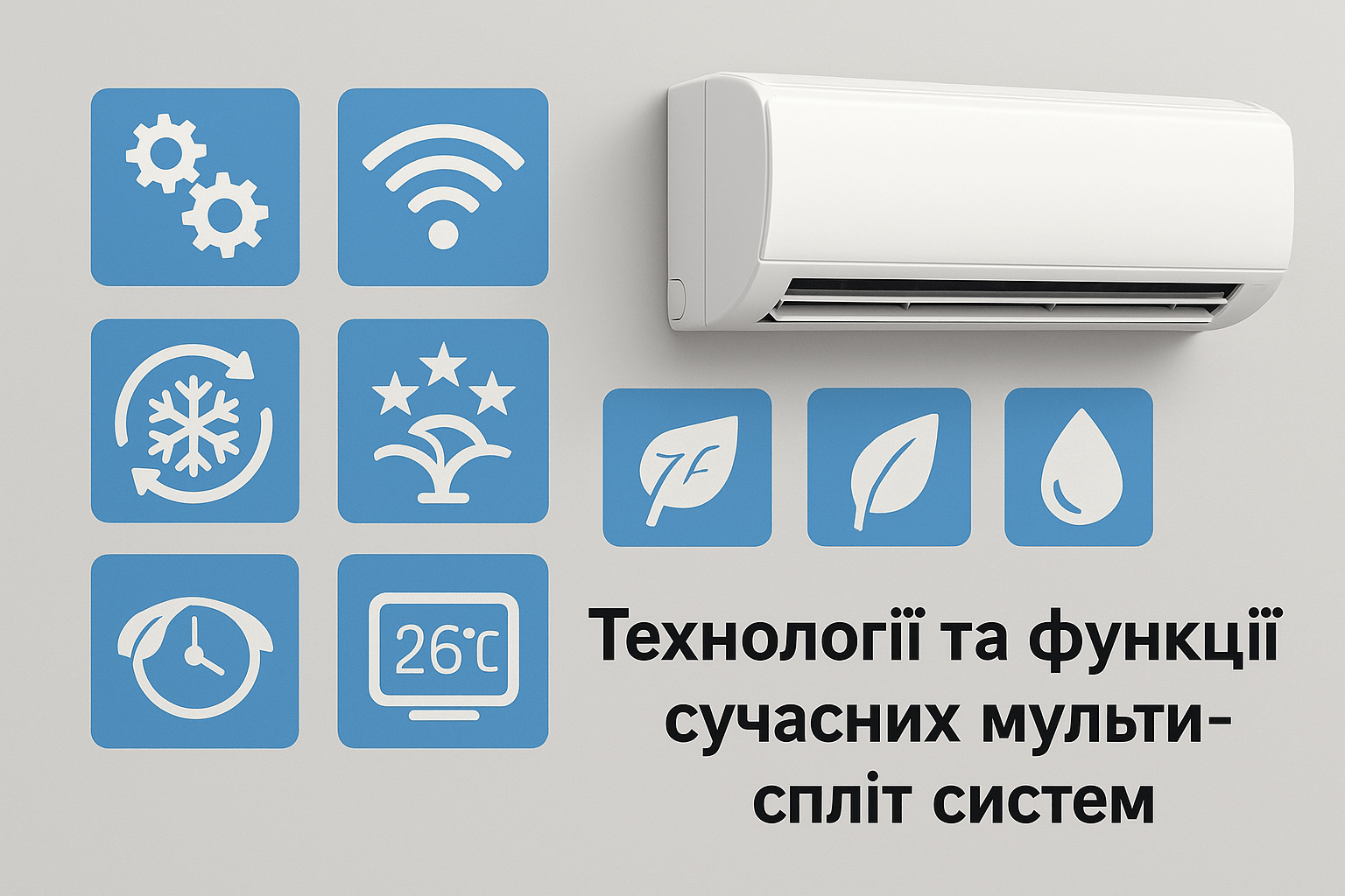 Технологии и функции современных мульти-сплит систем
