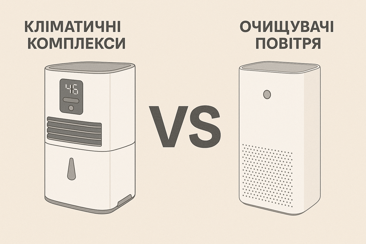 Кліматичні комплекси vs звичайні очищувачі
