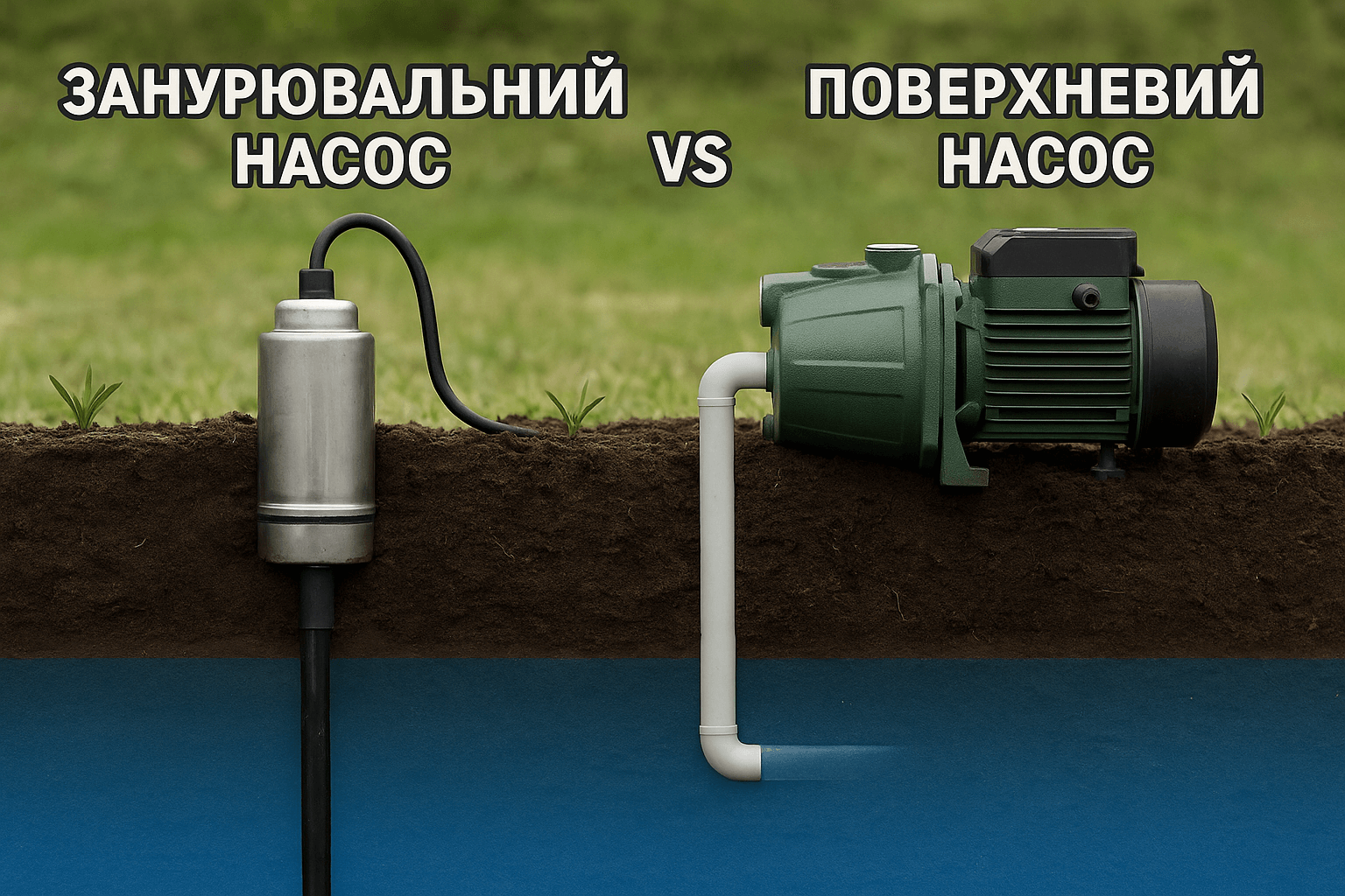 В чем разница между погружными и поверхностными насосами? В чем разница между погружными и поверхностными насосами?