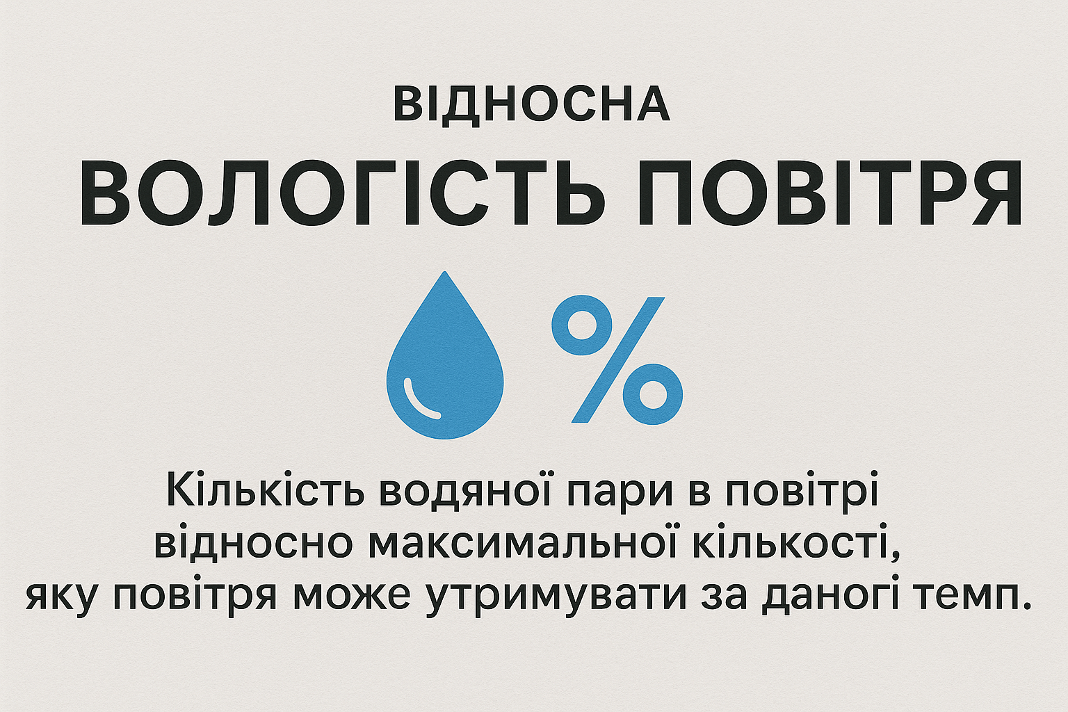 Что такое влажность воздуха