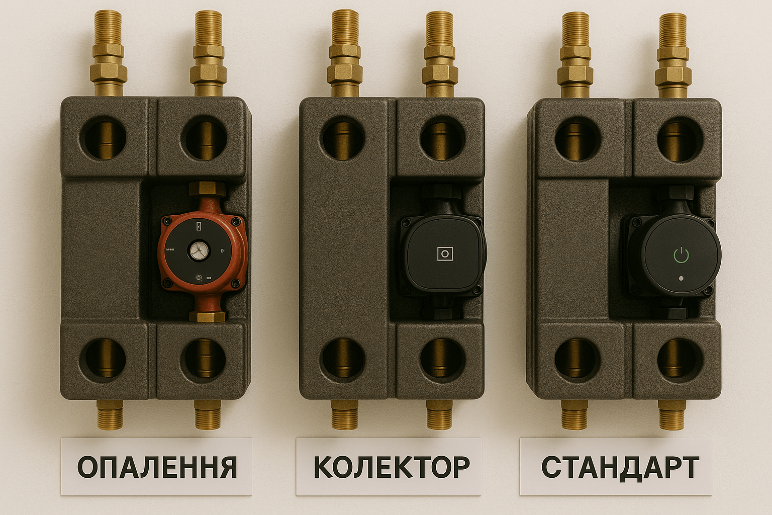 Типи насосних груп за призначенням