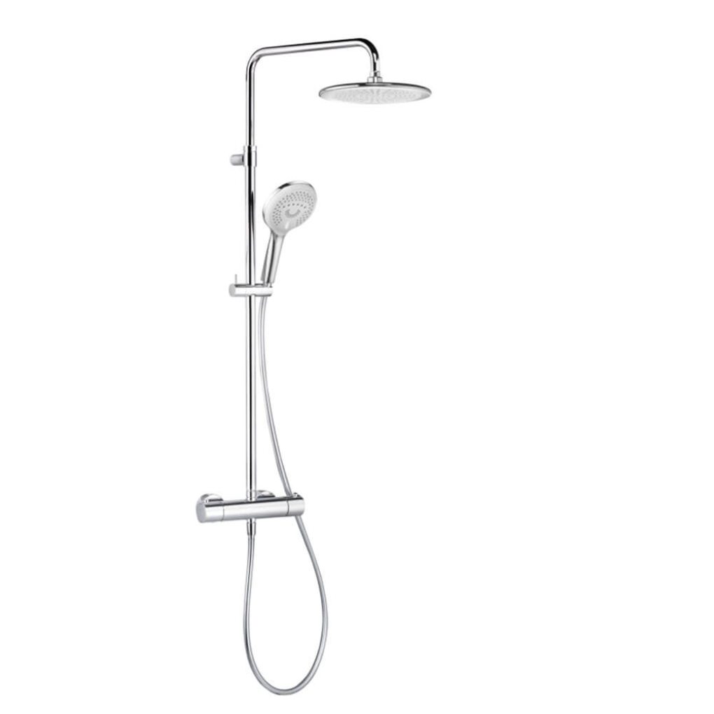 4-е місце душова система з термостатом Kludi Freshline Dual Shower System хром (6709205-00)
