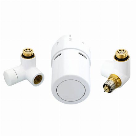 Комплект термостатический Danfoss RTX-set для полотенцесушителей Белый/правый (013G4136)
