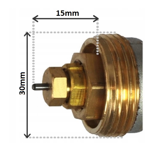 Типи термостатичних клапанів для бокового підключення: