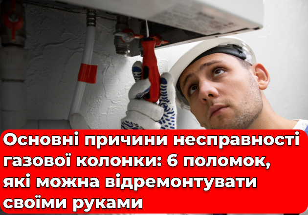 Фото Основные причины неисправности газовой колонки: 6 поломок, которые можно отремонтировать своими руками