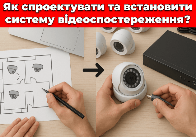 Фото Як спроектувати та встановити систему відеоспостереження?