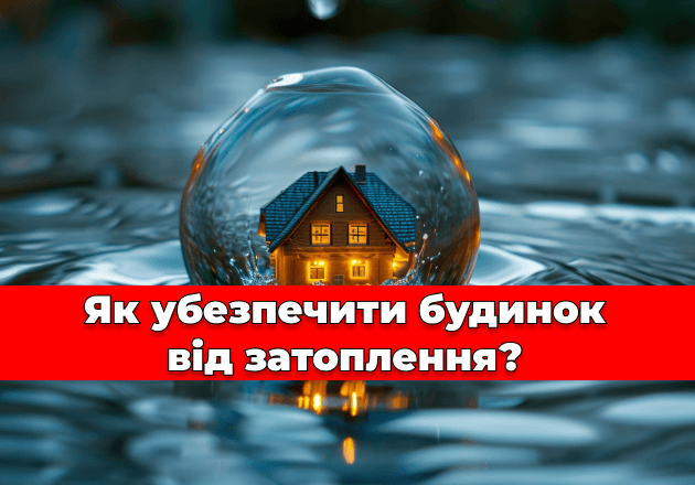 Фото Як убезпечити будинок від затоплення?