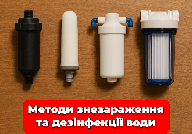 Фото Методи знезараження та дезінфекції води
