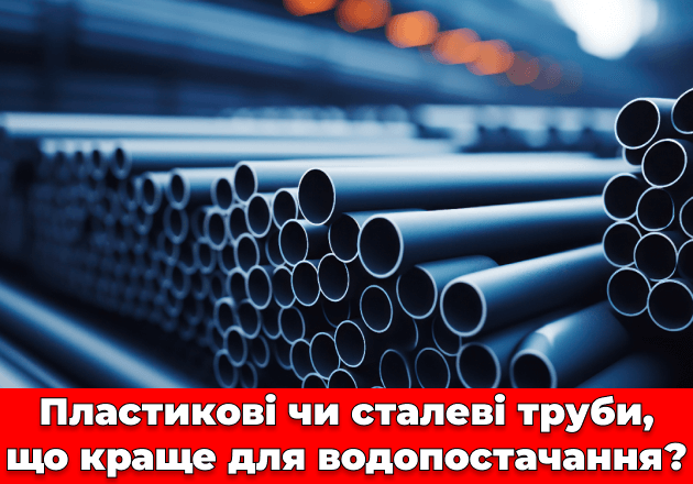 Фото Пластиковые или стальные трубы, что лучше для водоснабжения?
