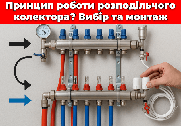Фото Принцип работы распределительного коллектора? Выбор и монтаж