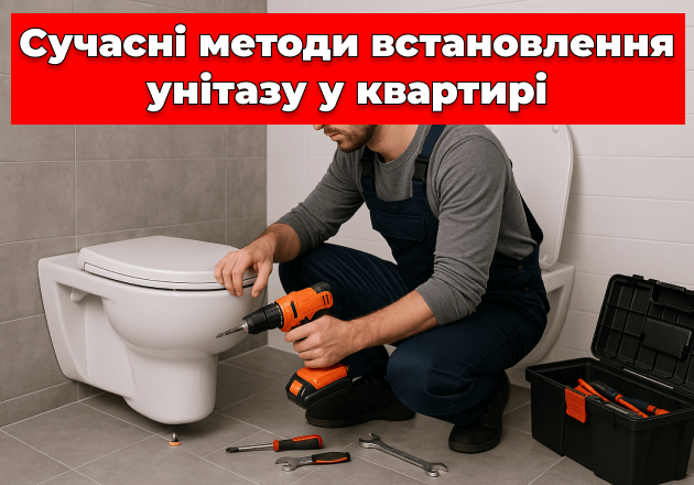 Фото Современные методы установки унитаза в квартире