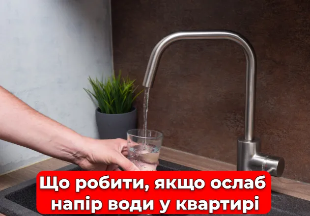 Фото Що робити, якщо ослаб напір води у квартирі