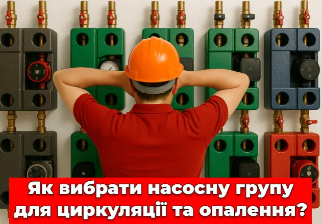Фото Як вибрати насосну групу для циркуляції та опалення?