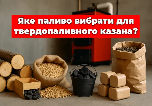 Фото Какое топливо выбрать для твердотопливного котла?