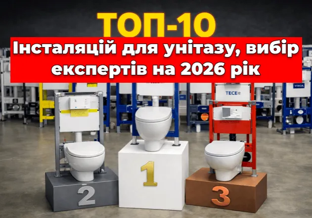 Фото ТОП 10 ➔ Інсталяцій для унітазу, вибір експертів на 2026 рік