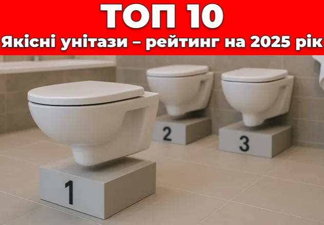 Фото ТОП 10 ➔ Качественные унитазы - рейтинг на 2025 год