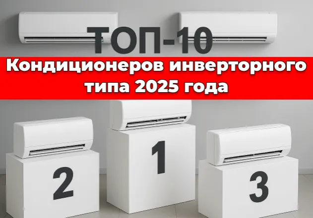 Фото ТОП 10 ➔ Кондиціонерів інверторного типу 2025 року