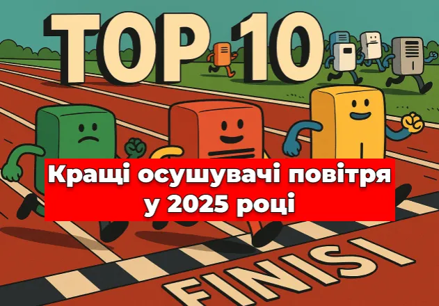 Фото ТОП 10 ➔ Кращі осушувачі повітря у 2025 році
