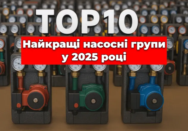 Фото ТОП 10 ➔ Найкращі насосні групи у 2025 році
