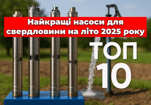 Фото ТОП 10 ➔ Лучшие насосы для скважины на лето 2025 года