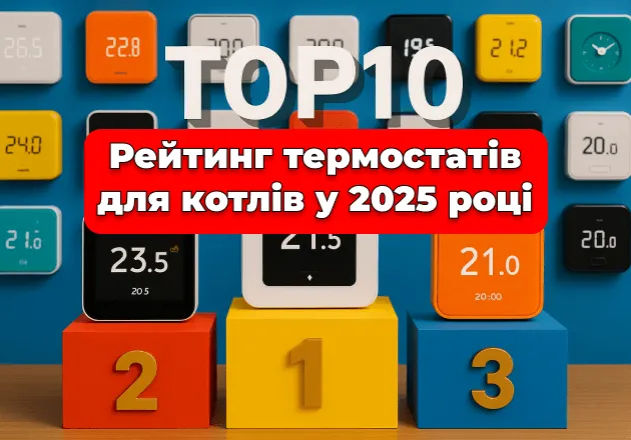 Фото ТОП 10 ➔ Рейтинг термостатов для котлов в 2025 году