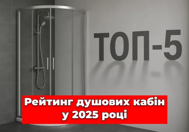 Фото ТОП 5 ➔ Рейтинг душевых кабин в 2025 году