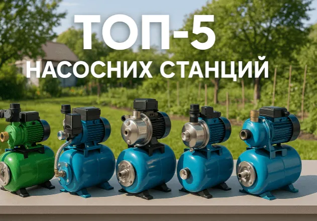 Фото ТОП 5 ➔ Рейтинг насосных станций