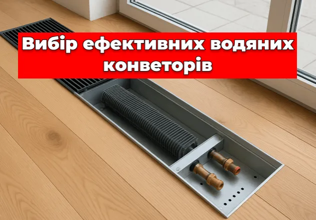 Фото Вибір ефективних водяних конвекторів