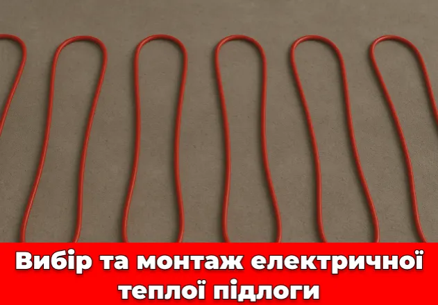 Фото Выбор и монтаж электрического теплого пола