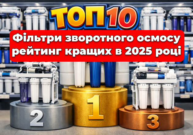 Фото ТОП 10 ➔ Фильтры обратного осмоса рейтинг лучших в 2025 году