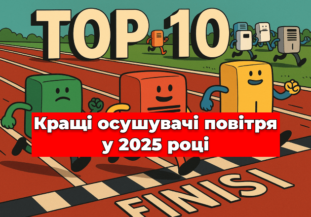 Фото ТОП 10 ➔ Лучшие осушители воздуха в 2025 году