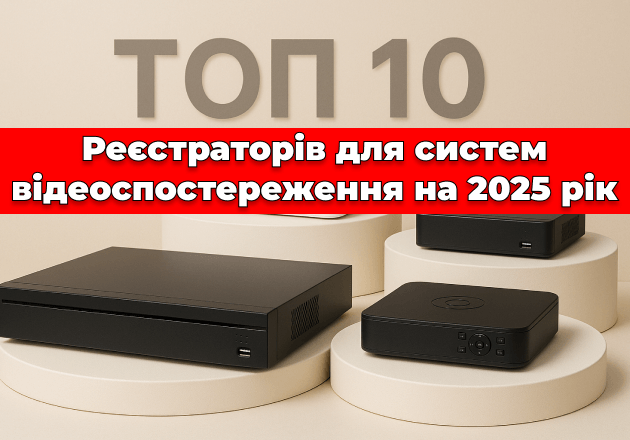 Фото ТОП 10 ➔ Регистраторов для систем видеонаблюдение на 2025 год