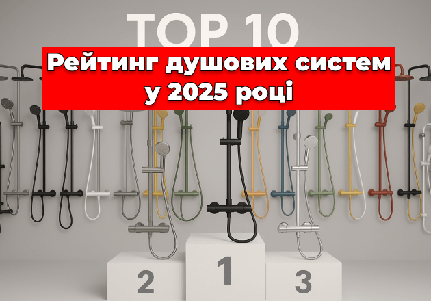 Фото ТОП 10 ➔ Рейтинг душевых систем в 2025 году