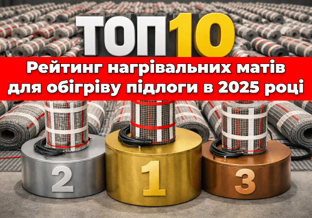 Фото ТОП 10 ➔ Рейтинг нагревательных матов для обогрева полов в 2025 году