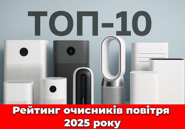 Фото ТОП 10 ➔ Рейтинг очисників повітря 2025 року