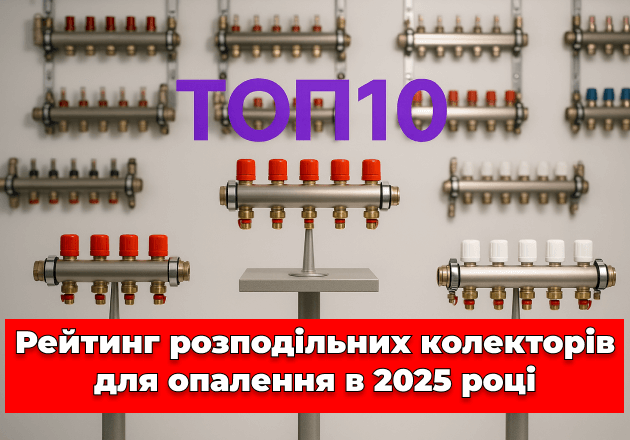 Фото ТОП 10 ➔ Рейтинг распределительных коллекторов для отопления в 2025 году