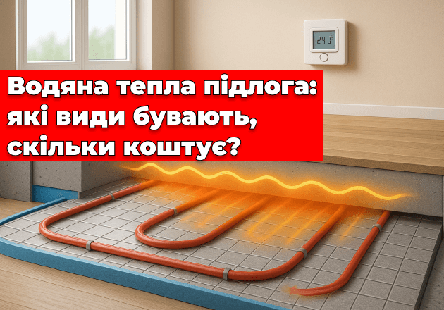 Фото Водяна тепла підлога: які види бувають, скільки коштує?