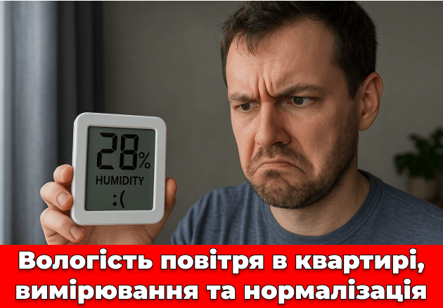 Фото Вологість повітря в квартирі, вимірювання та нормалізація